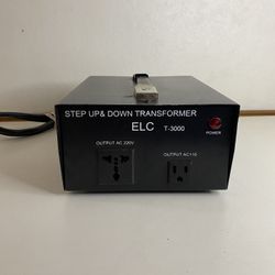 ELC T Series 3000 Watt Voltage Converter Transformer - Step Up/Down