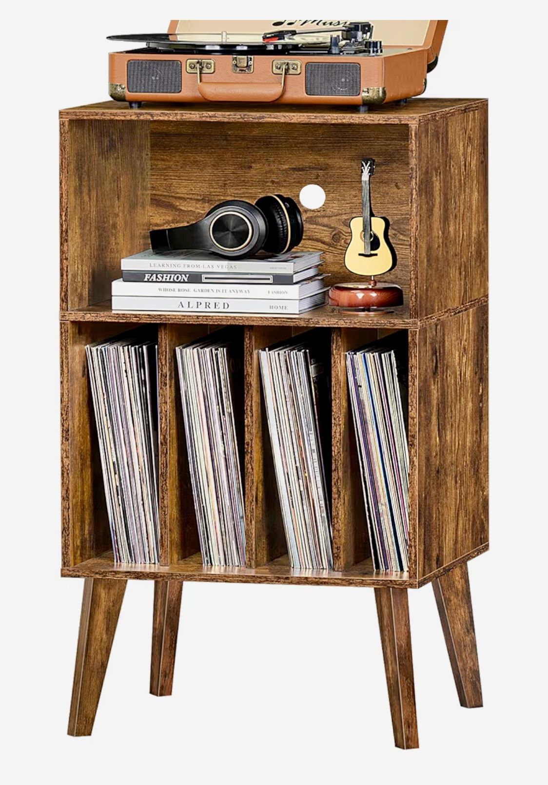 NIB - Lerliuo Record Player Stand, Brown Turntable Stand - $50 Cash Firm