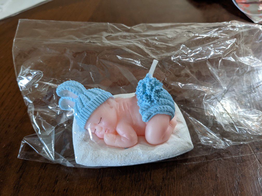 Baby Candle Cake Topper