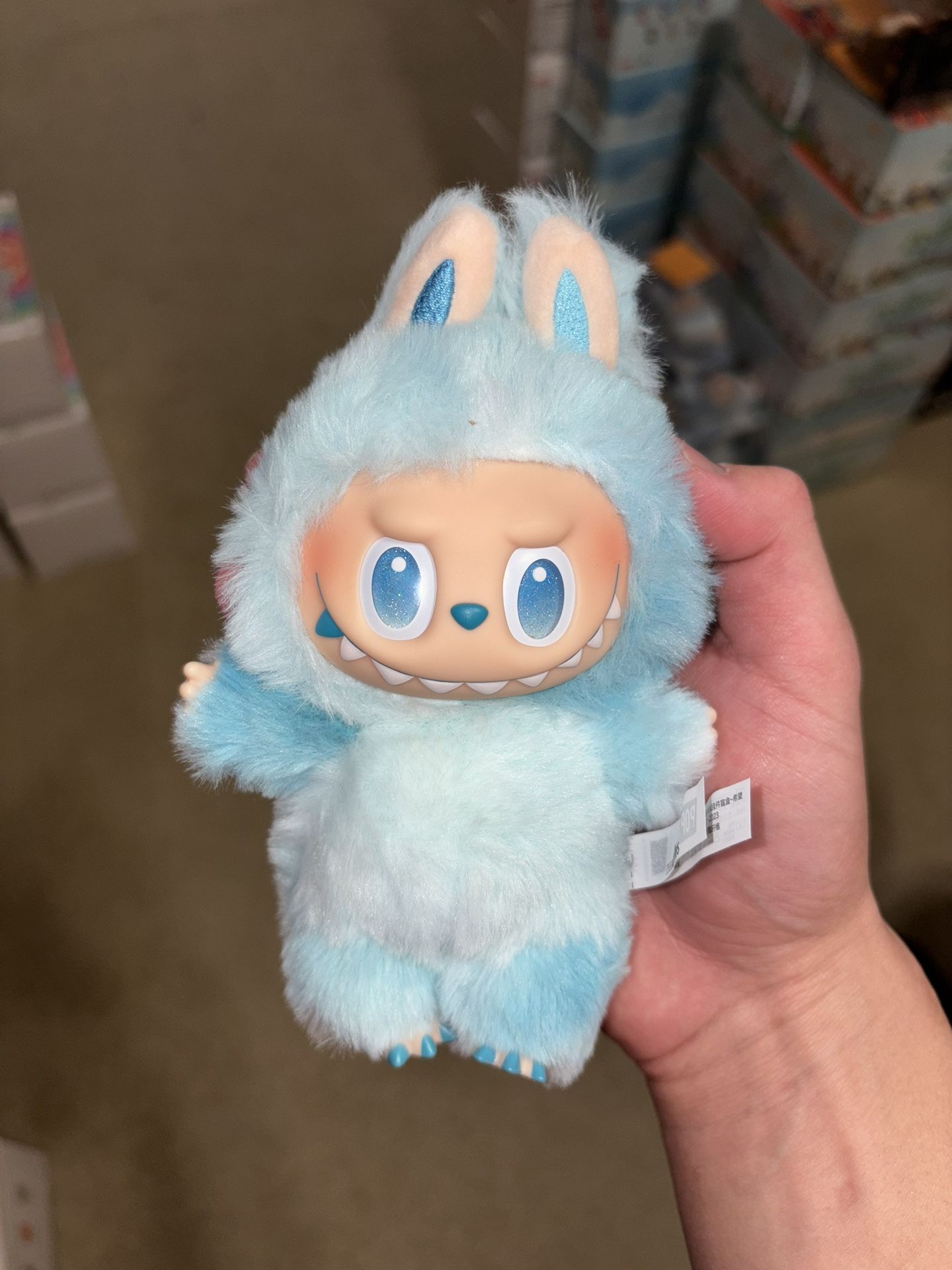100% AUTHENTIC POPMART The Monster Big Into Energy Plush Pendant - Hope Blue