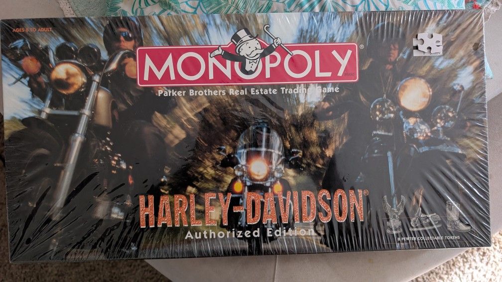 Harley-Davidson Monopoly Authorized Edition Vintage 1979