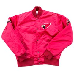 Vintage Arizona Cardinals Starter Jacket NFL Satin Bomber Phoenix Football Med