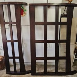 Dark Wood Queen Bed Frame 