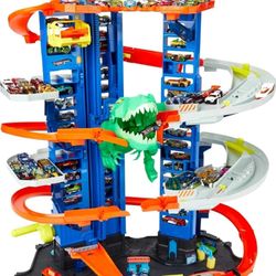 Hot Wheels Dinosaur Set