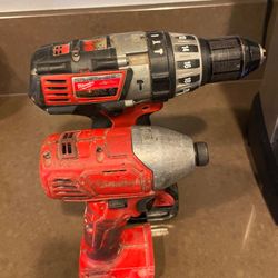 Milwaukee M18 Hammer Drill & impact Driver
