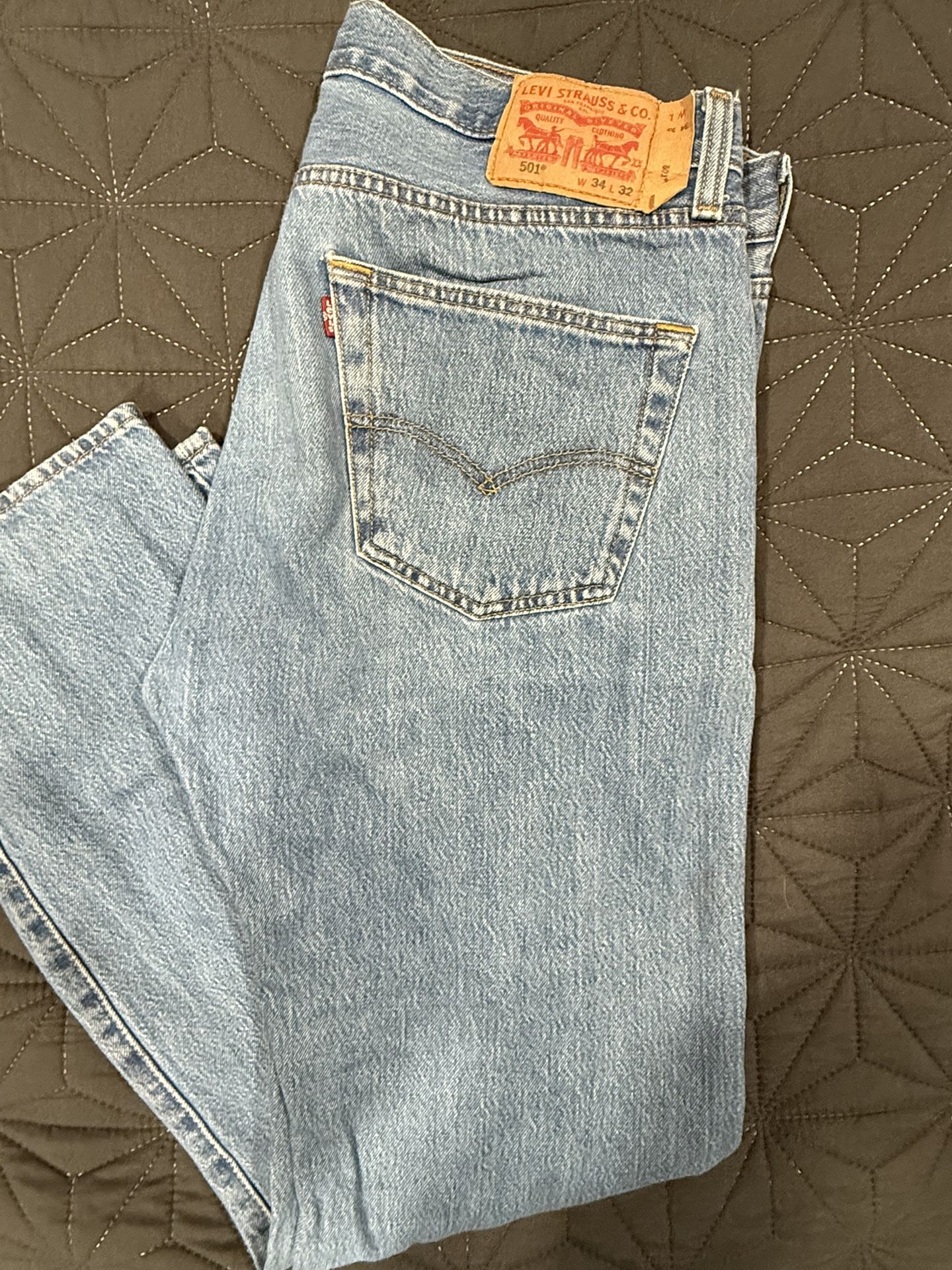 Levi’s 501’s (size 34)