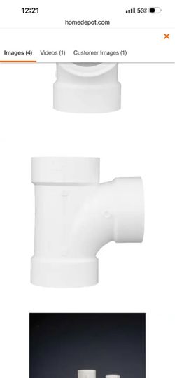 4”inch Charlotte pipe case of 5 dwv pvc sanitary T