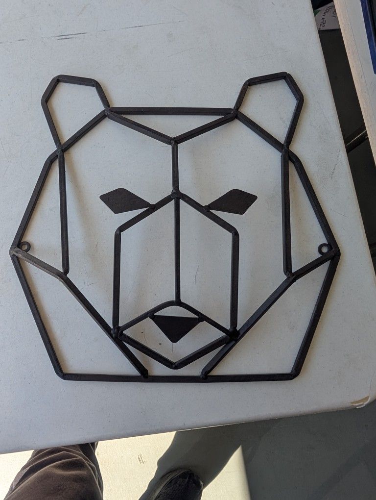 Metal Bear Decoration