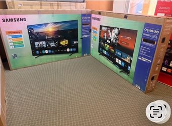 85 Samsung TV free delivery $55 down on Financing six month warranty 85 Samsung smart 4K HDTV 120 Hz