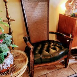 Mid Century Throne Armchair 