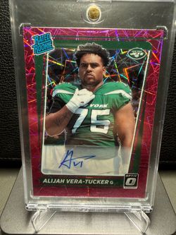 Alijah Vera-Tucker: Panini Donruss Optic