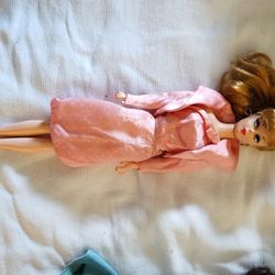 Barbie Reproduction Ponytail Doll And Sparkle Sparkling Gift Set Vintage Original Outfit