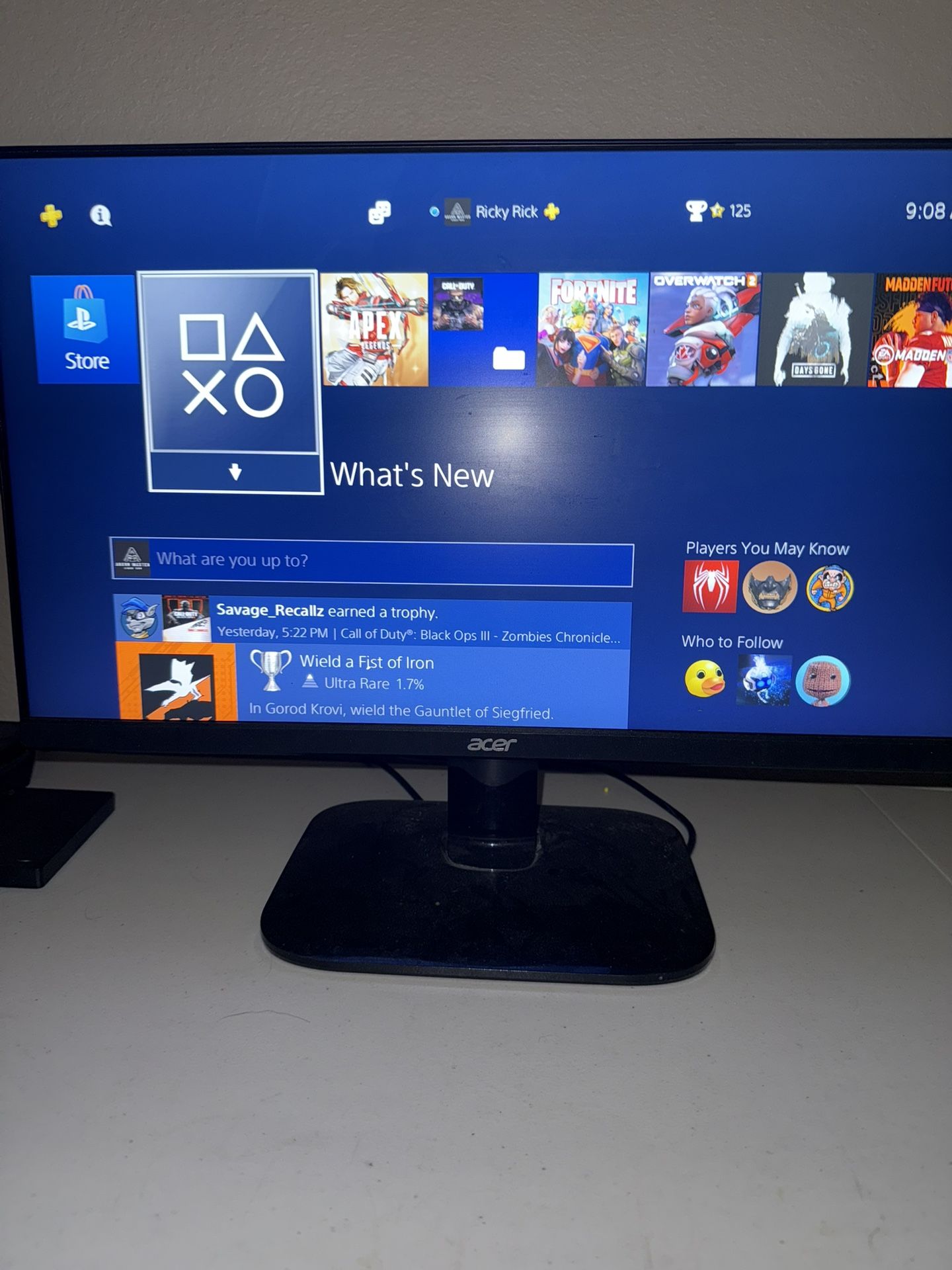 Acer Monitor (Gaming)