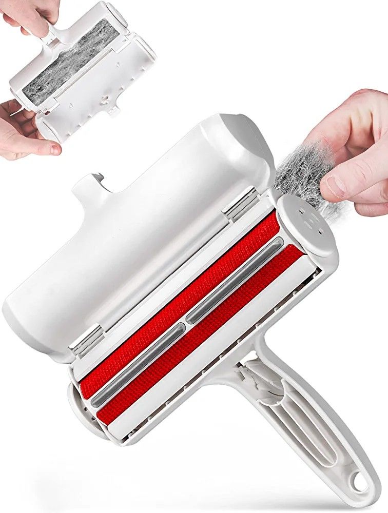 Pet Hair Remover - Reusable Cat and Dog Hair Remover for Furniture, Couch, Carpet, Car Seats or Bedding - Portable, Multi-Surface Lint Roller and Fur