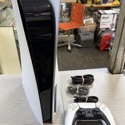 Sony Playstation 5 PS5 Disc Version Console w/ Controller & Cables