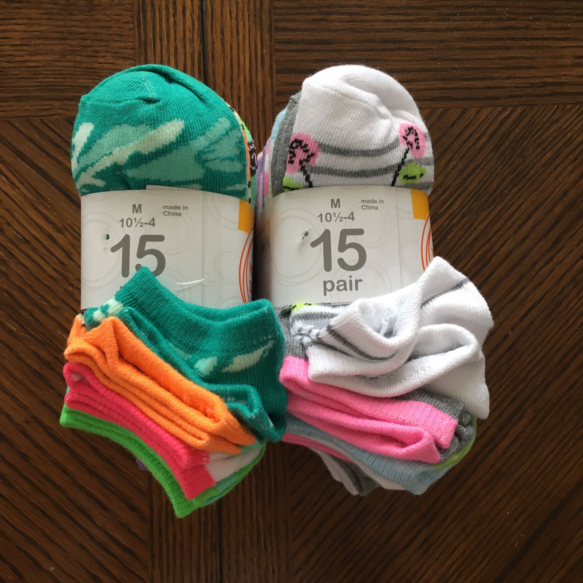 NWT Girls Socks 30 Pairs Bundle Size M