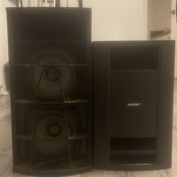 Bose speaker + subwoofer set