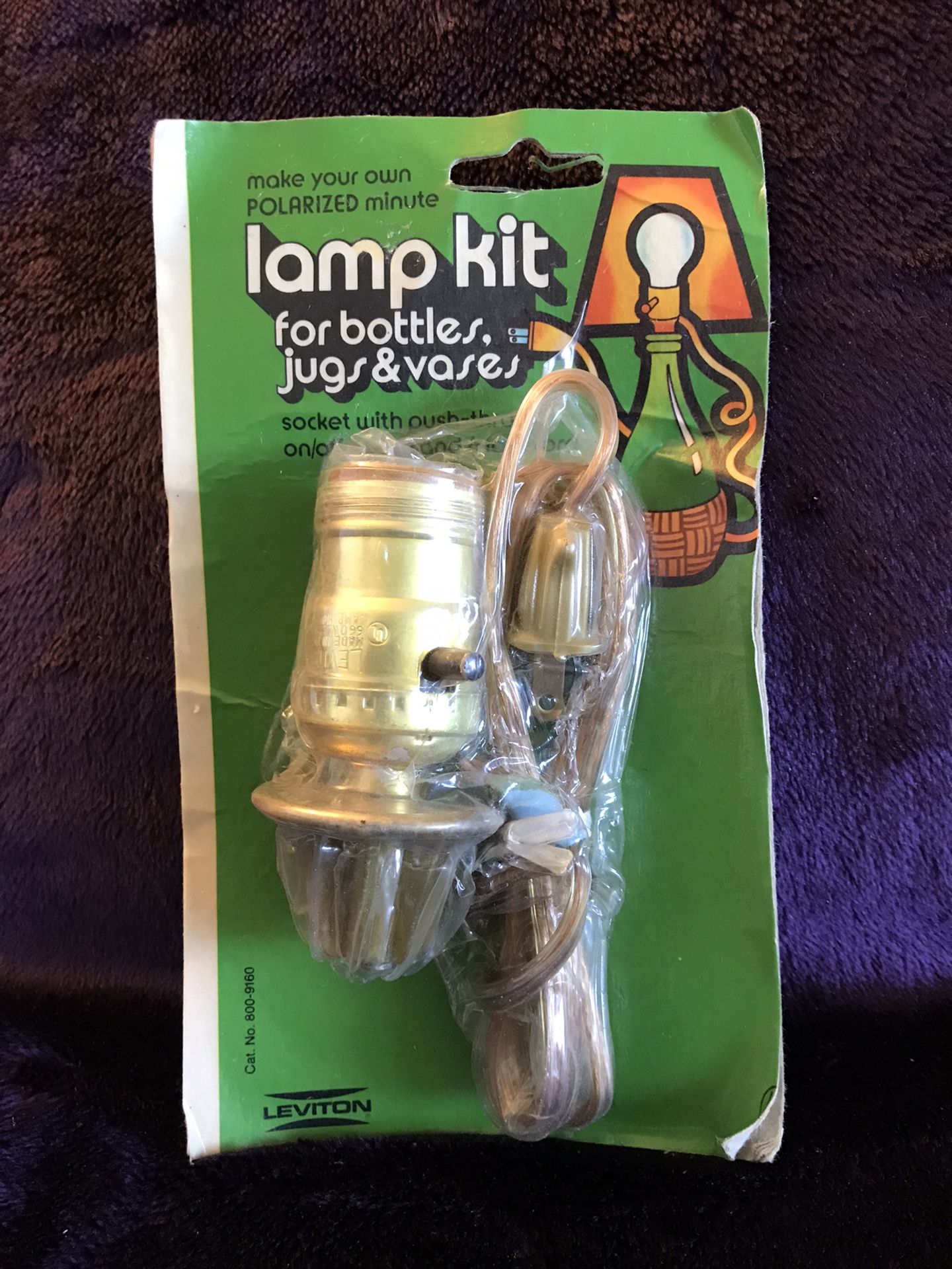 Leviton Vintage Lamp Kit For Bottle, Jugs & Vases