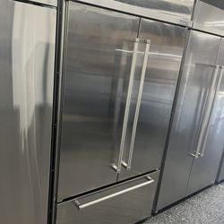 2023 Built In French Door Kitchen Aid 42” Refrigerator 