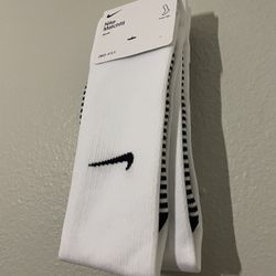 Nike Match fit High Soccer Socks White