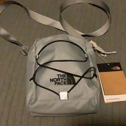 North Face Jester Crossbody Bag Gray Black NWT
