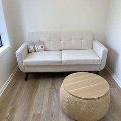 Brand NEW 65.2" W Loveseat Sofa, Mid Century Modern Decor