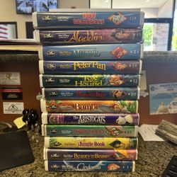Disney Black Diamond VHS Movies 