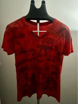 Armani Exchange, Red T-Shirt , Size Small
