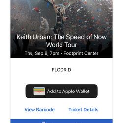 One Ticket For Keith Urban