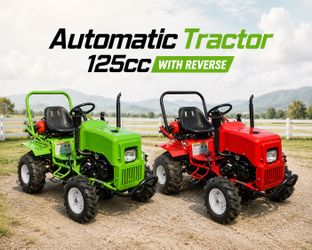 Fully Assembled Gas Tractor 125CC with Reverse