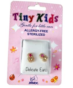 Kids earring 24k gold plated