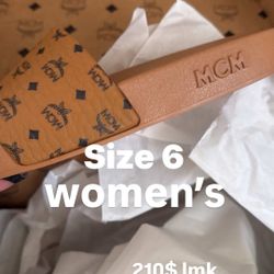 Women’s mcm slides