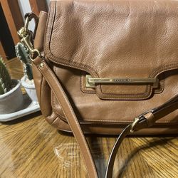 Brown Leather Coach Bag
