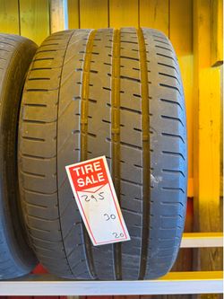 1 used tire 295/30/20 Pirelli zero $80