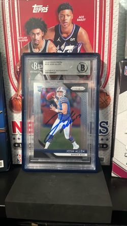 2018 Panini Prizm Josh Allen Rookie Auto BGS Authentic