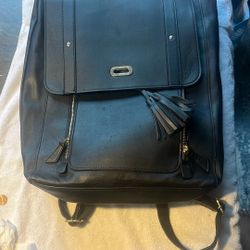 Leather purse back Pack