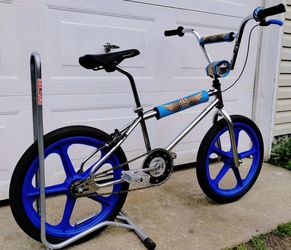 1984 Chrome Custom Built Mongoose Expert  Looptail 20" BMX Bike