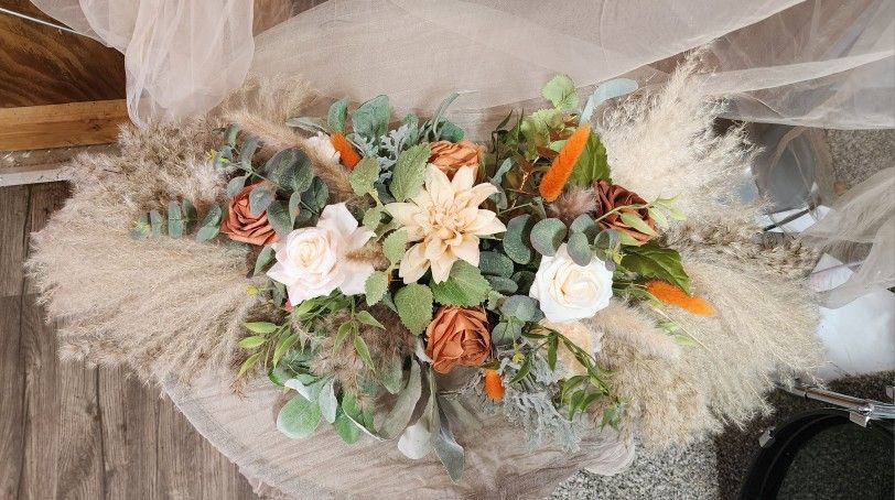 Boho Style Artificial Flower Arrangement