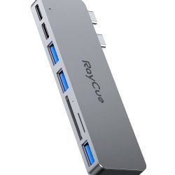 RayCue ExpandPro Duo Lite 7-in-2 USB-C Hub for MacBook Pro & Air

   Ig