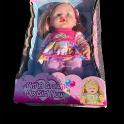 I’m a grown up girl now baby doll 18m Doll collections.