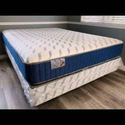 Queen Size Supreme Orthopedic Matresss And Boxspring 