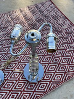 Chrome Lamp With Glass Balls 