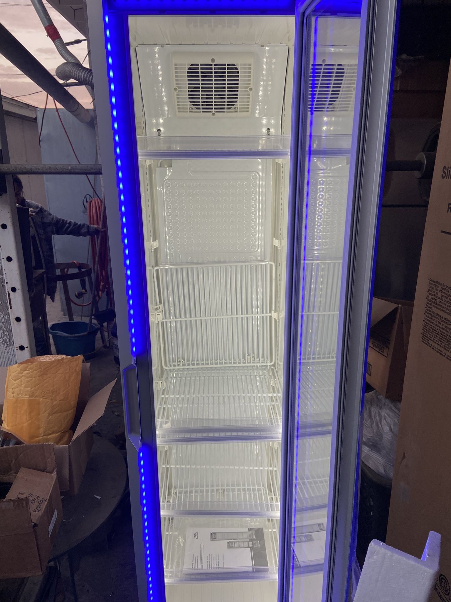 Slim Red Bull Refrigerator 