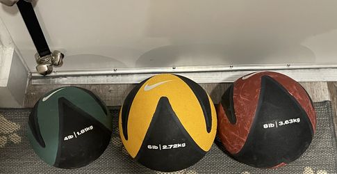 Nike Medicine Ball Set (4lb, 6lb, 8lb)