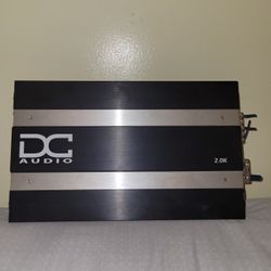 DC AUDIO 2.0k 1 Channel Mono Amplifier 2000 Watts RMS Output 