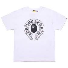 Chrome hearts x bape shirt