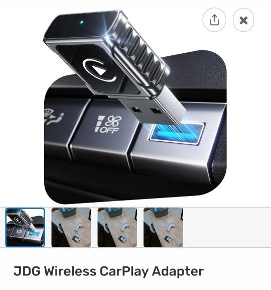 JDG Wireless CarPlay Adapter (Black) 🚗📱
Converts Wired CarPlay to Wireless