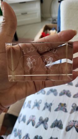 I LOVE YOU! GLASS HOLOGRAM