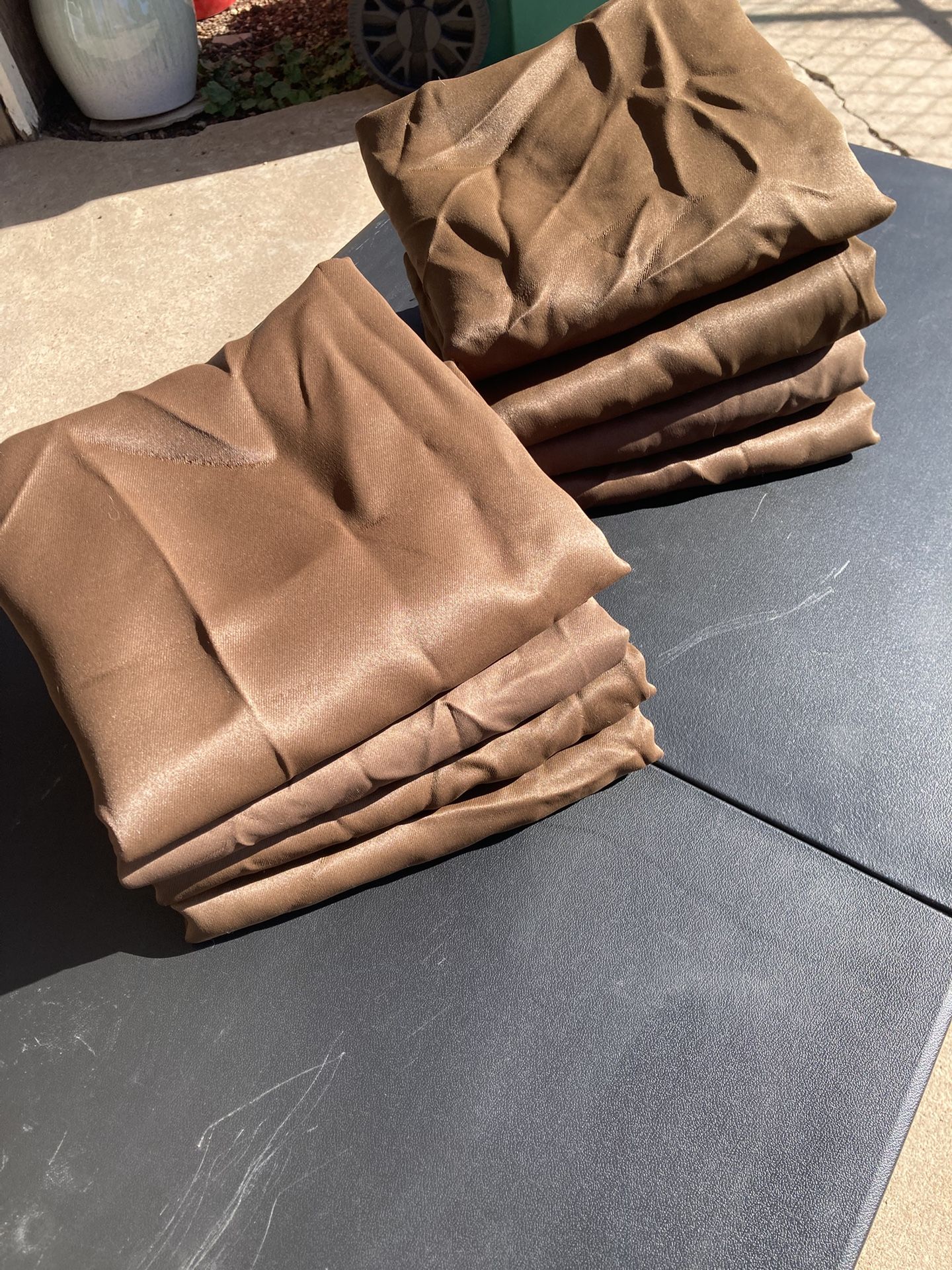 Brown Curtain Panels