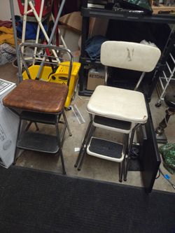 2 vintage Cosco Costco step stools